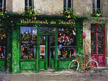 フランス 画家 トーシュ 写実油絵 パリ風景 街角のレストラン(自然、風景画)｜売買されたオークション情報、yahooの商品情報をアーカイブ公開 -  オークファン（aucfan.com）